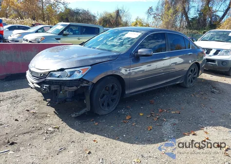 2016 Honda Accord Ex из США, поврежденный, VIN 1HGCR2F07GA147122